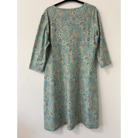 Nuu Muu GoBe Pirouette VNeck Aline Geometric Minidress XL Proformance Stretch - Picture 6 of 10